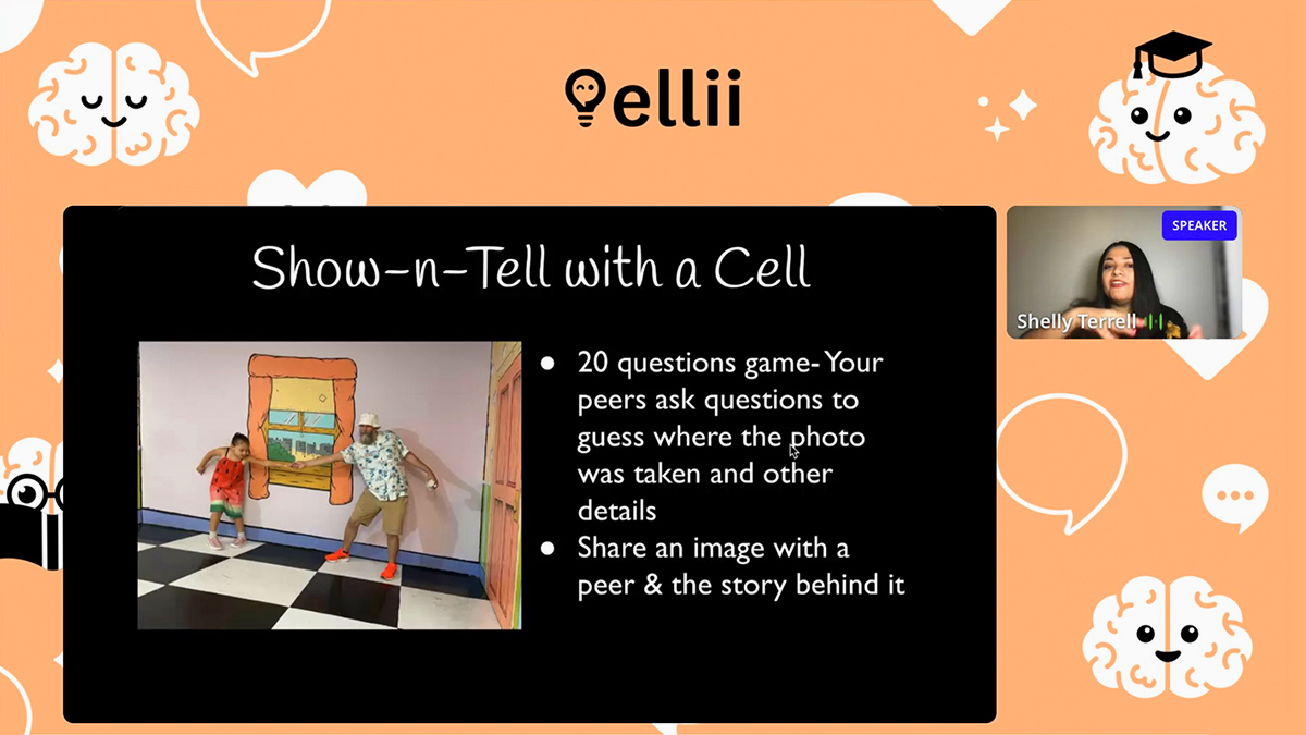 show and tell with a cell