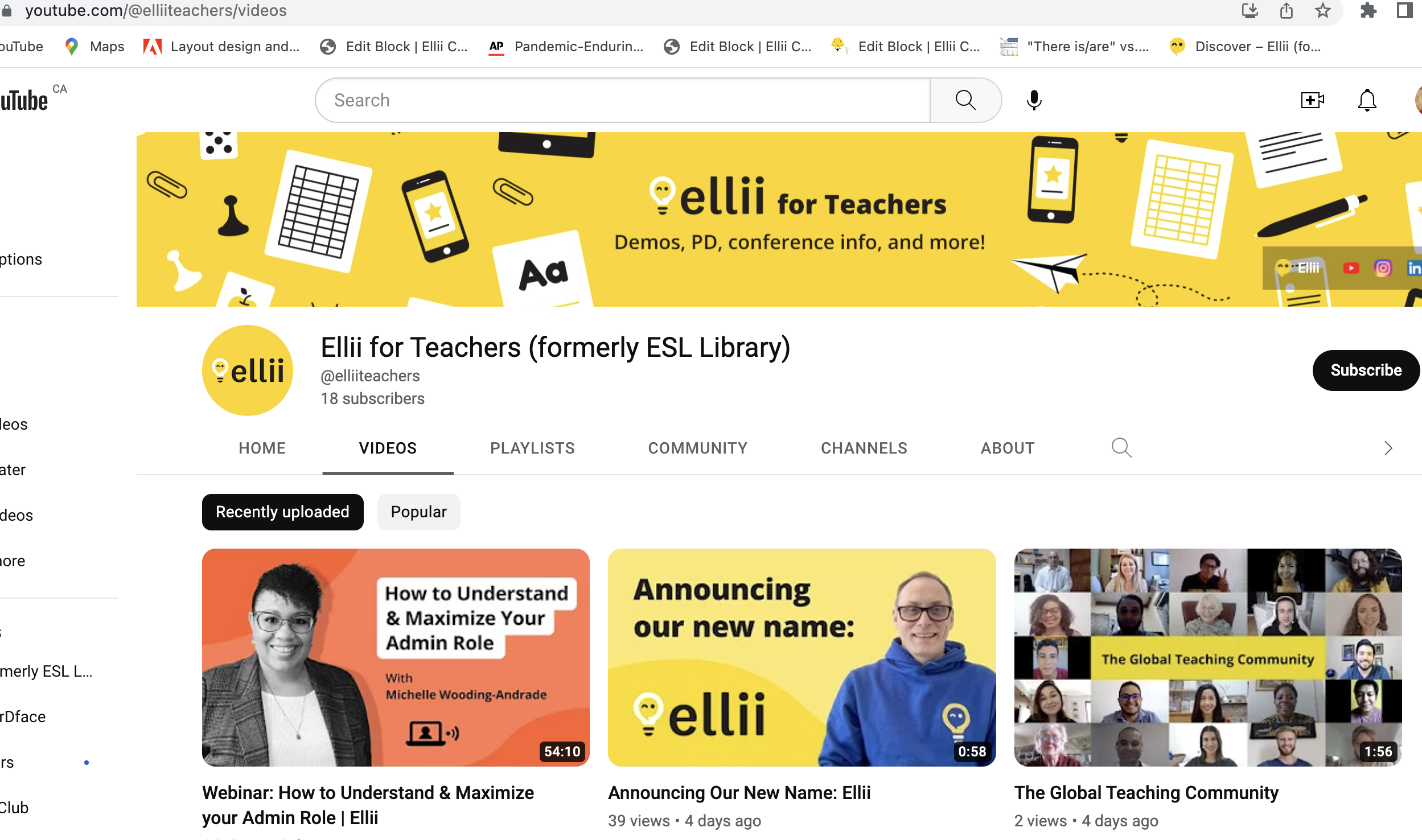 YouTube for Ellii Teachers