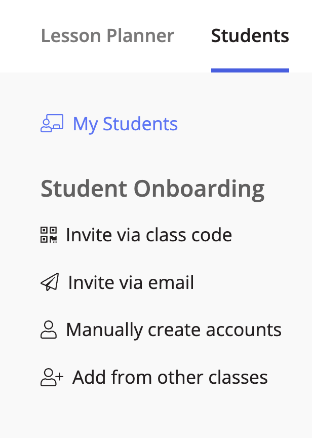 Ellii Student Onboarding Options