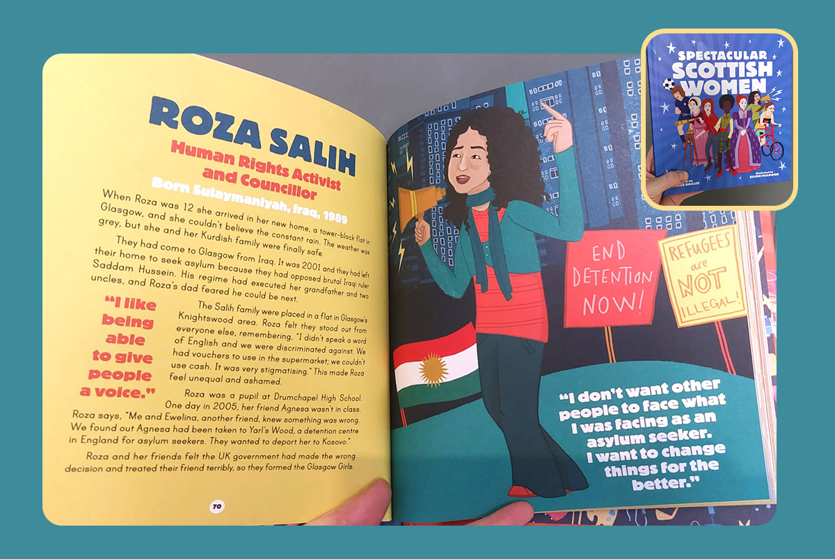 Roza feature in Spectacular Scottish women book