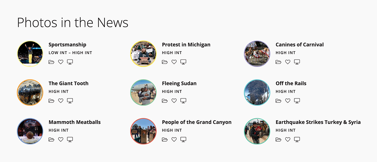 photos in the news