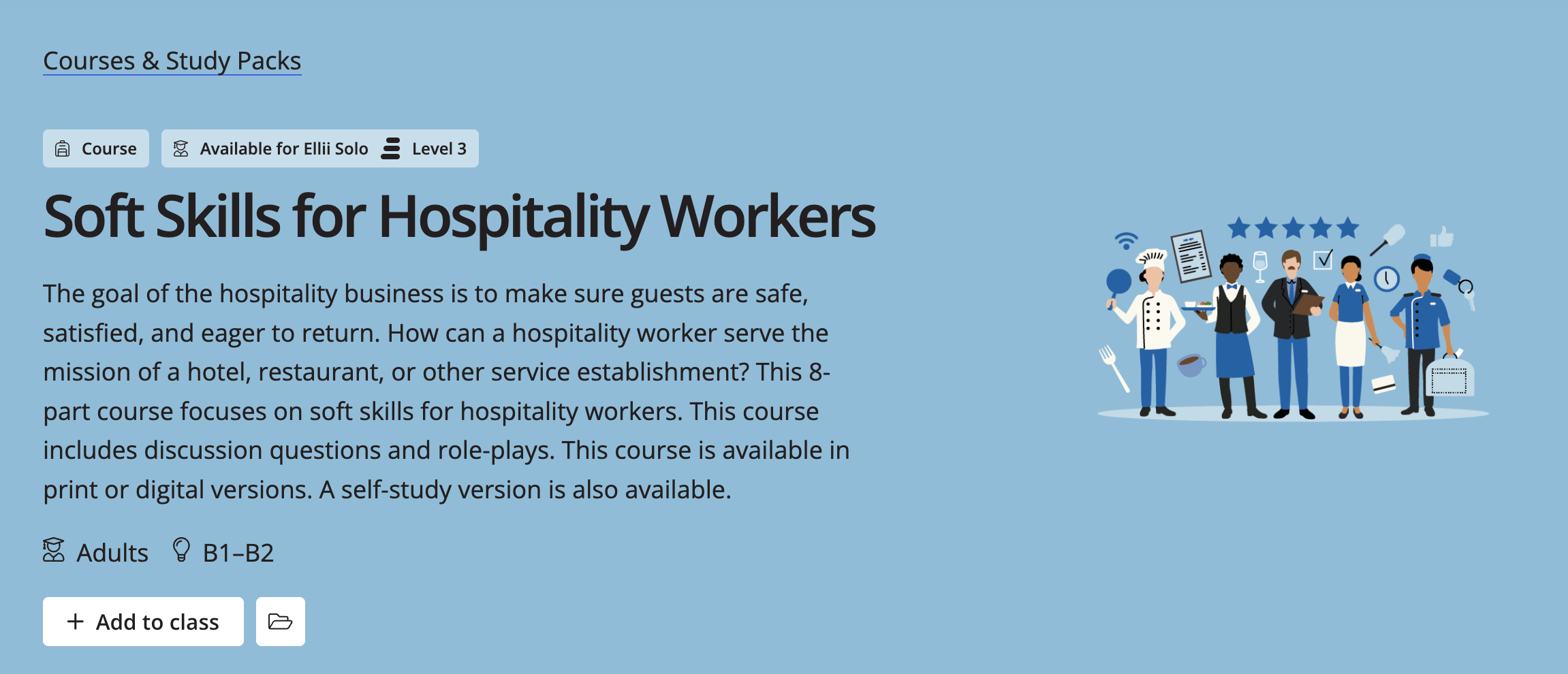 Soft Skills for Hospitality on Ellii