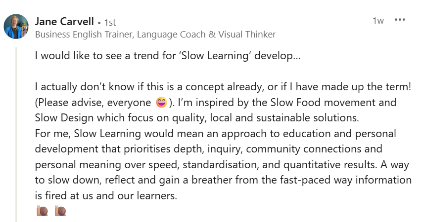 Jane Carvell quote about ELT trends for 2026