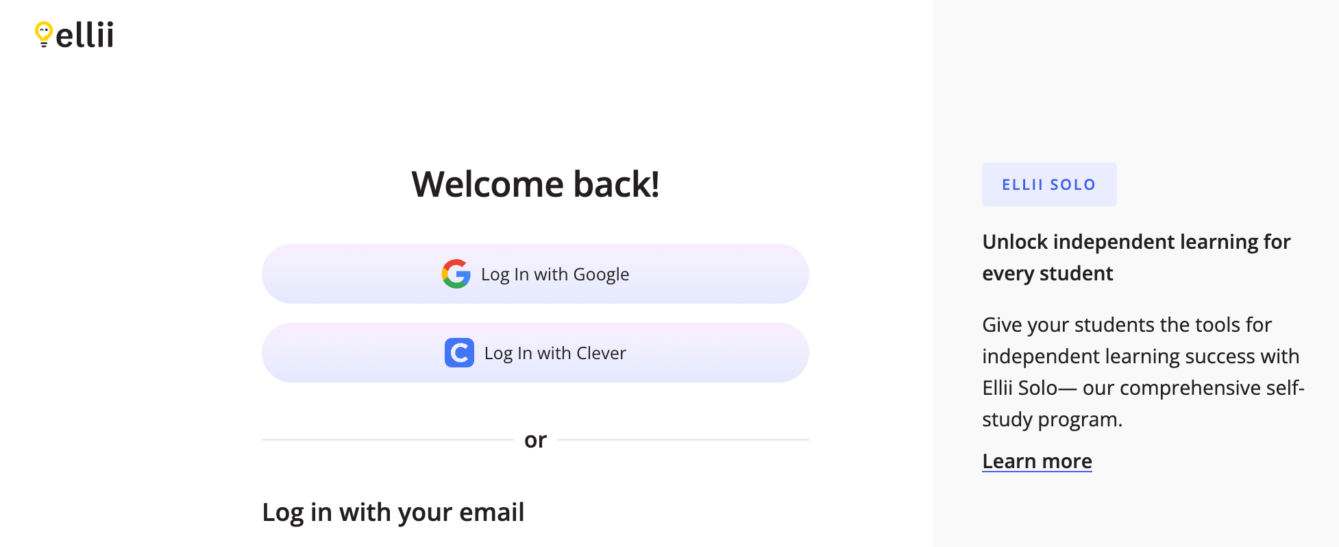 round buttons on Ellii