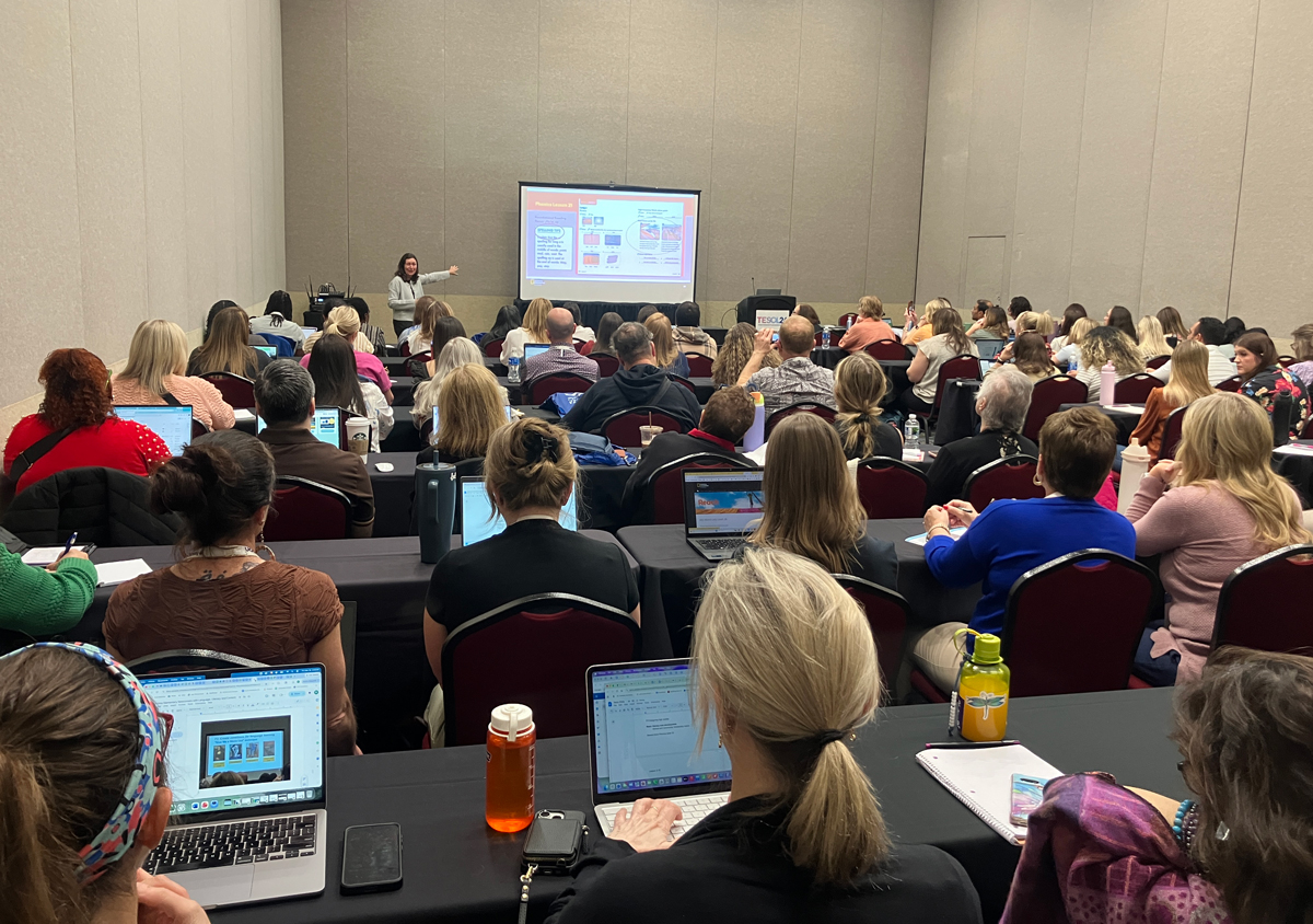 Image of packed session