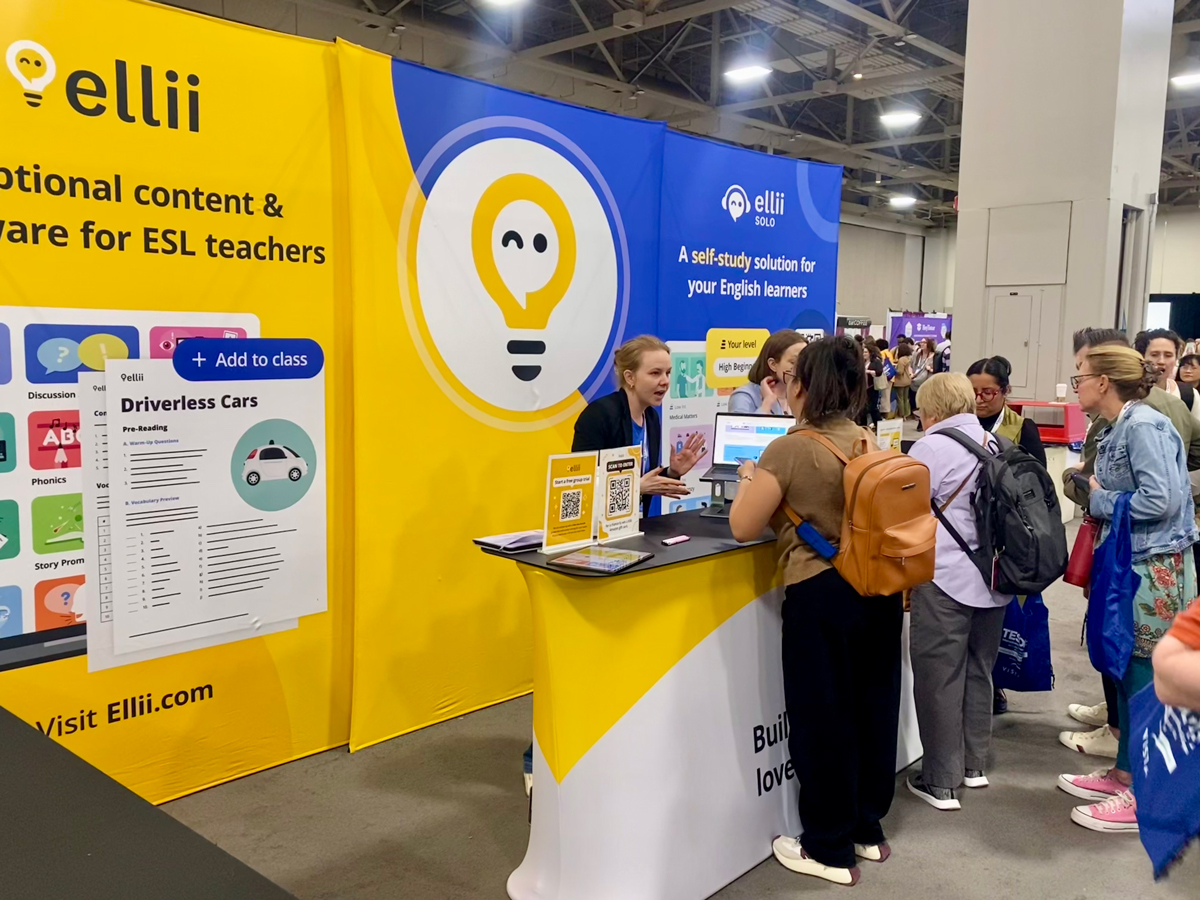 Ellii booth at TESOL 2026