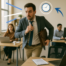 image for The Tardy Coworker